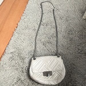 Authentic mk bag white cross body